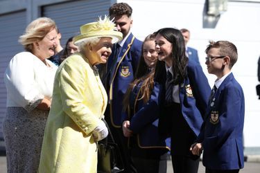 La reine Elizabeth II à Cumbernauld, le 28 juin 2019