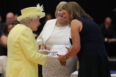 La reine Elizabeth II à Cumbernauld, le 28 juin 2019