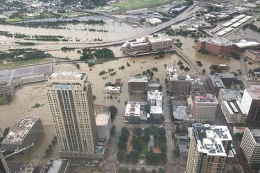 Houston sous les eaux.