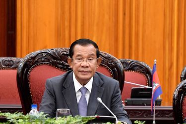 Hun Sen, le 13 septembre dernier à Hanoi, au Vietnam.