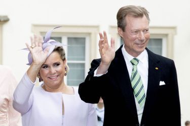 La grande-duchesse Maria Teresa et le grand-duc Henri de Luxembourg, le 23 juin 2018