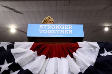 Hillary Clinton, candidate du parti démocrate à la présidence, à Philadelphie, vendredi.