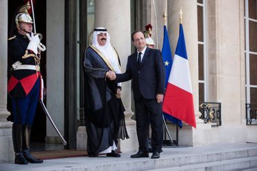 Juin 2014. François Hollande rencontre le prince d&#039;Arabie Saoudite.