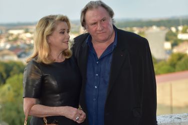 Catherine Deneuve et Gérard Depardieu à Angoulême.