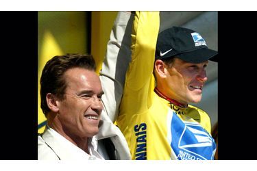 En 2003, lors d’une nouvelle victoire sur le Tour de France, il est félicité par son ami Arnold Schwarzenegger.