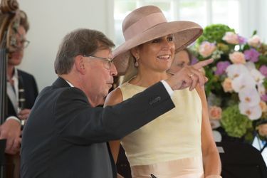 La reine Maxima des Pays-Bas à Laren, le 26 août 2015