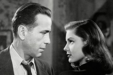 1944. Lauren Bacall et Humphrey Bogart.