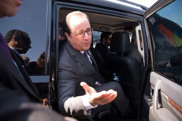 François Hollande à Rio de Janeiro le 5 août.