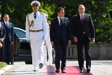 Emmanuel Macron et son homologue bulgare Rouman Radev.