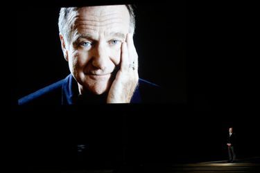 Billy Crystal a rendu un vibrant hommage à son ami Robin Williams le 25 août 2014 lors de la 66e cérémonie des Emmy Awards à Los Angeles.
