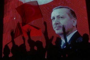Les partisans de Recep Erdogan réunis à Ankara, la capitale administrative du pays