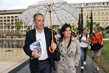 Jean-François et Nadia Copé, le 14 juin dernier, à Nice.