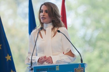 La reine de Jordanie au Medef - Rania, reine des patrons