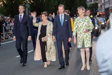 La grande-duchesse Maria Teresa et le grand-duc Henri de Luxembourg à Bourscheid, le 22 juin 2019