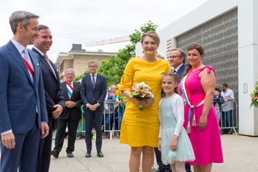 Le prince Guillaume et la princesse Stéphanie de Luxembourg à Esch-sur-Alzette, le 22 juin 2019