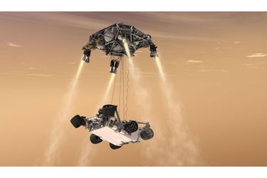 "Curiosity" a décollé le samedi 26 novembre 2011 pour un voyage de huit mois dans l'espace.