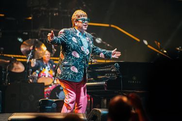 Elton John en concert à l'AccorHotels Arena de Paris, le 20 juin 2019.
