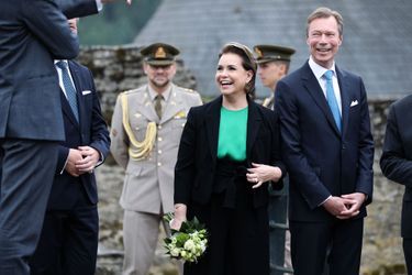 La grande-duchesse Maria Teresa et le grand-duc Henri de Luxembourg à Bourscheid, le 22 juin 2019
