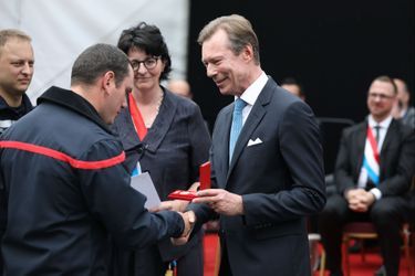 Le grand-duc Henri de Luxembourg à Bourscheid, le 22 juin 2019