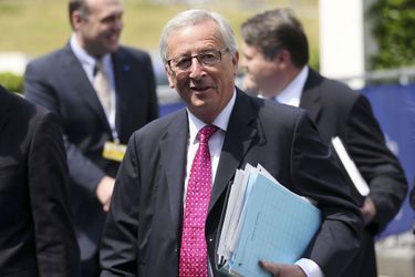 Jean-Claude Juncker jeudi 26 juin à Courtrai, en Belgique.