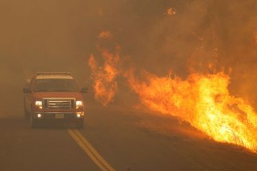 Le feu en Californie est le plus grand de l&#039;histoire. 