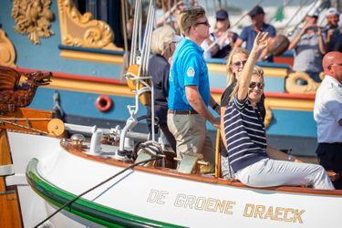 La famille royale des Pays-Bas au Sail Amsterdam, le 22 août 2015