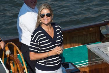 La reine Maxima des Pays-Bas au Sail Amsterdam, le 22 août 2015