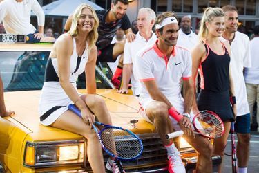 Les stars du tennis à New York pour l&#039;événement Nike Street Tennis