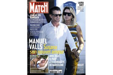 Manuel Valls et son nouvel amour en une de Paris Match n°3616