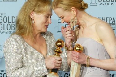 Meryl Streep et Nicole Kidman à Beverly Hills, le 19 janvier 2003