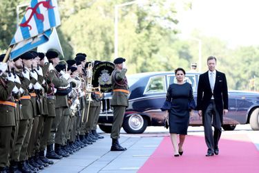 La grande-duchesse Maria Teresa et le grand-duc Henri de Luxembourg à Luxembourg, le 23 juin 2019