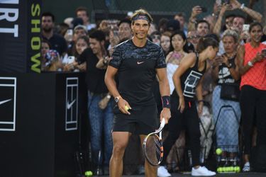 Rafael Nadal à New York pour l&#039;événement Nike Street Tennis