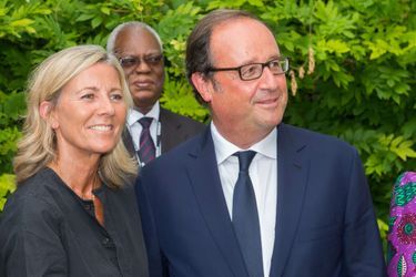 François Hollande et Claire Chazal au festival d&#039;Angoulême.