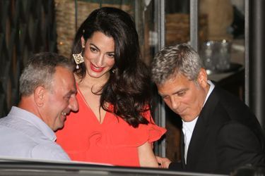 Amal et George Clooney à Cernobbio (Italie) le 20 juin 2019