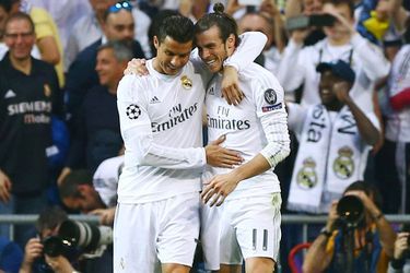Cristiano Ronaldo et Gareh Bale, bras dessus, bras dessous, sous le maillot du Real Madrid