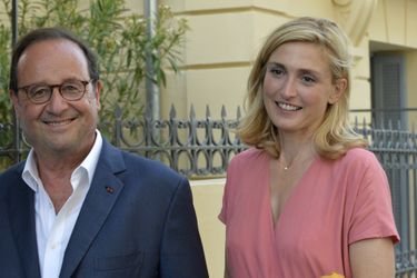 François Hollande et Julie Gayet à Vence le 19 juillet.