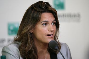 Amélie Mauresmo a donné une conférence de presse ce dimanche, à Roland Garros.