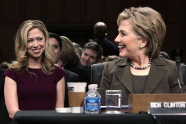 Hillary et Chelsea Clinton, en janvier 2009.