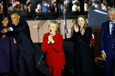 Hillary et Chelsea Clinton, en novembre 2016.