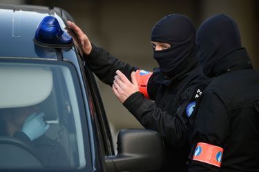 Des policiers de la brigade anti terroriste belge