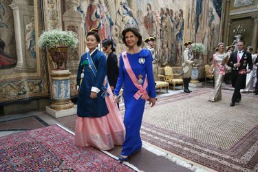 La reine Silvia de Suède à Stockholm, le 14 juin 2019