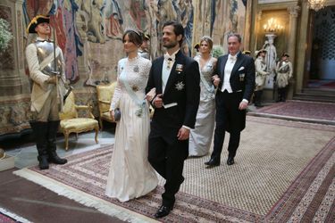Les princesses Sofia et Madeleine, le prince Carl Philip de Suède et Christopher O'Neill à Stockholm, le 14 juin 2019