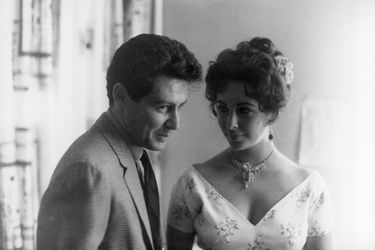 Elizabeth Taylor et Eddie Fisher, le matin de leur mariage, le 12 mai 1959.