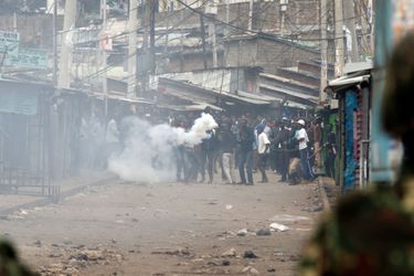 Violences à Nairobi, au Kenya, le 12 août 2017.