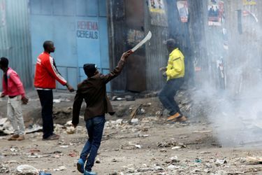 Violences à Nairobi, au Kenya, le 12 août 2017.
