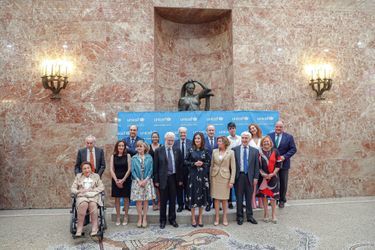 La reine Letizia d'Espagne à la remise des prix de l'Unicef à Madrid, le 11 juin 2019