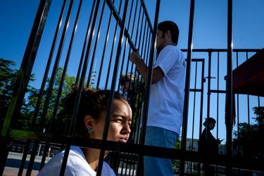 A Genève, les adolescents ont dénoncé la politique "excessive" des États-Unis consistant à séparer les familles de migrants traversant illégalement leur frontière sud.