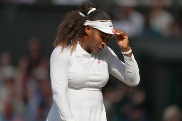 Serena Williams à Wimbledon à Londres, le 6 juillet 2018