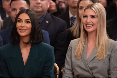 Kim Kardashian et Ivanka Trump à la Maison-Blanche le 13 juin 2019