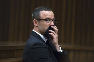 Oscar Pistorius au tribunal de Pretoria, ce mardi.